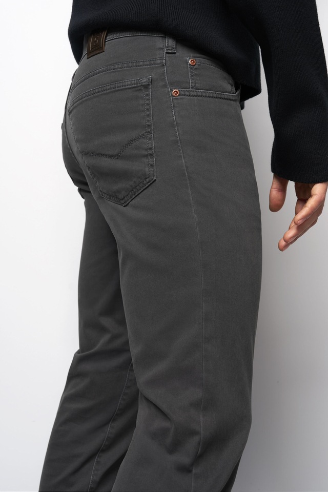 MEYER Chinos »M5 Five 9-6106« in Premium Satin M5 Serie