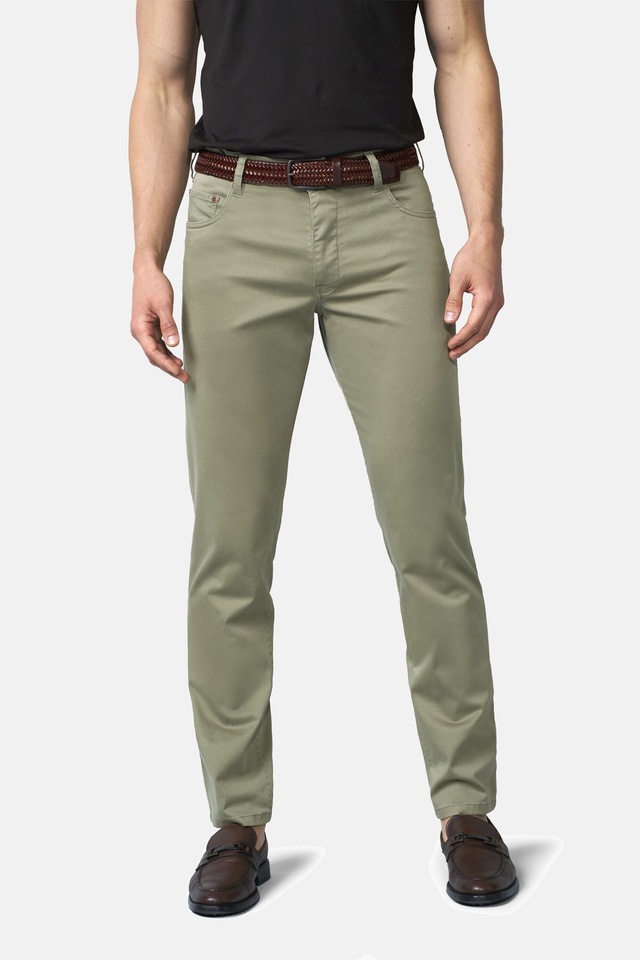 MEYER Chinos »M5 Five 9-6106« in Premium Satin M5 Serie