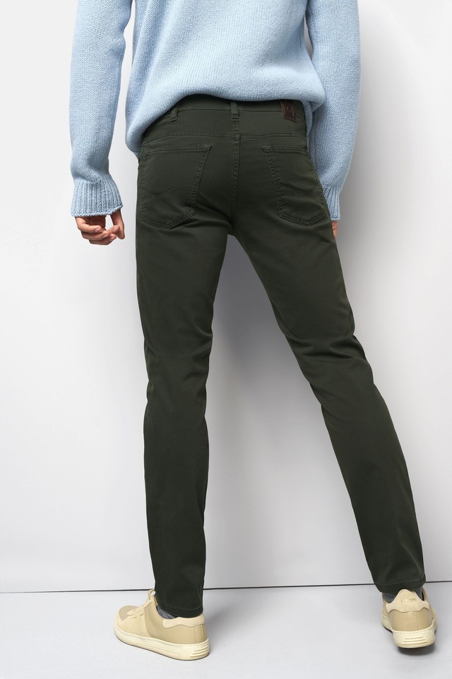 MEYER Chinos »M5 Five 9-6106« in Premium Satin M5 Serie