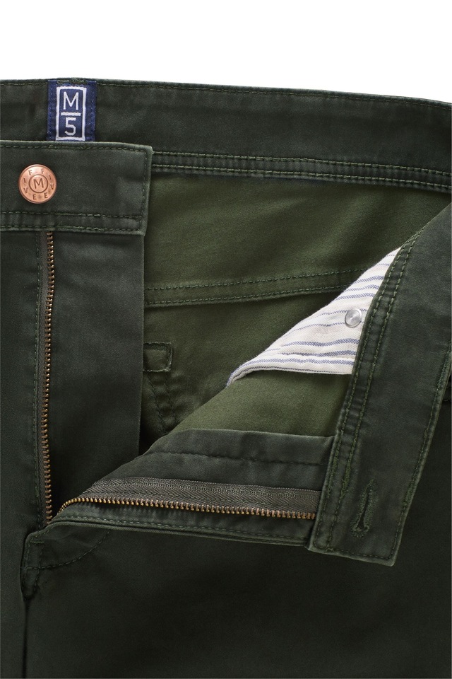 MEYER Chinos »M5 Five 9-6106« in Premium Satin M5 Serie
