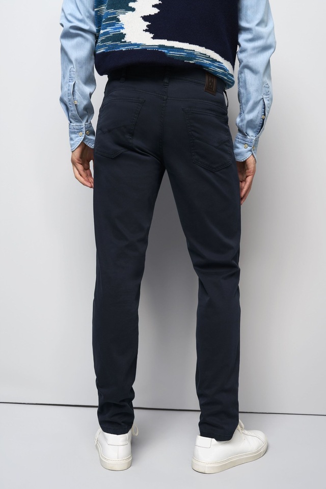 MEYER Chinos »M5 Five 9-6106« in Premium Satin M5 Serie