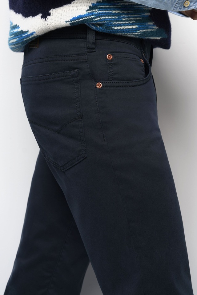 MEYER Chinos »M5 Five 9-6106« in Premium Satin M5 Serie