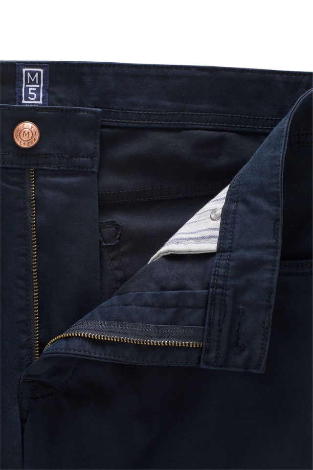 MEYER Chinos »M5 Five 9-6106« in Premium Satin M5 Serie