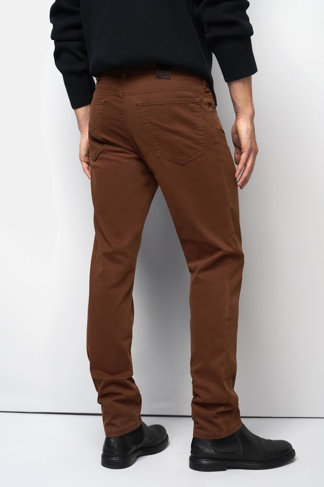 MEYER Chinos »M5 Five 9-6106« in Premium Satin M5 Serie