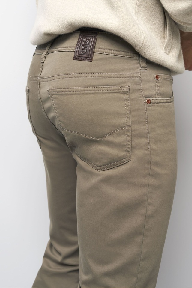 MEYER Chinos »M5 Five 9-6106« in Premium Satin M5 Serie