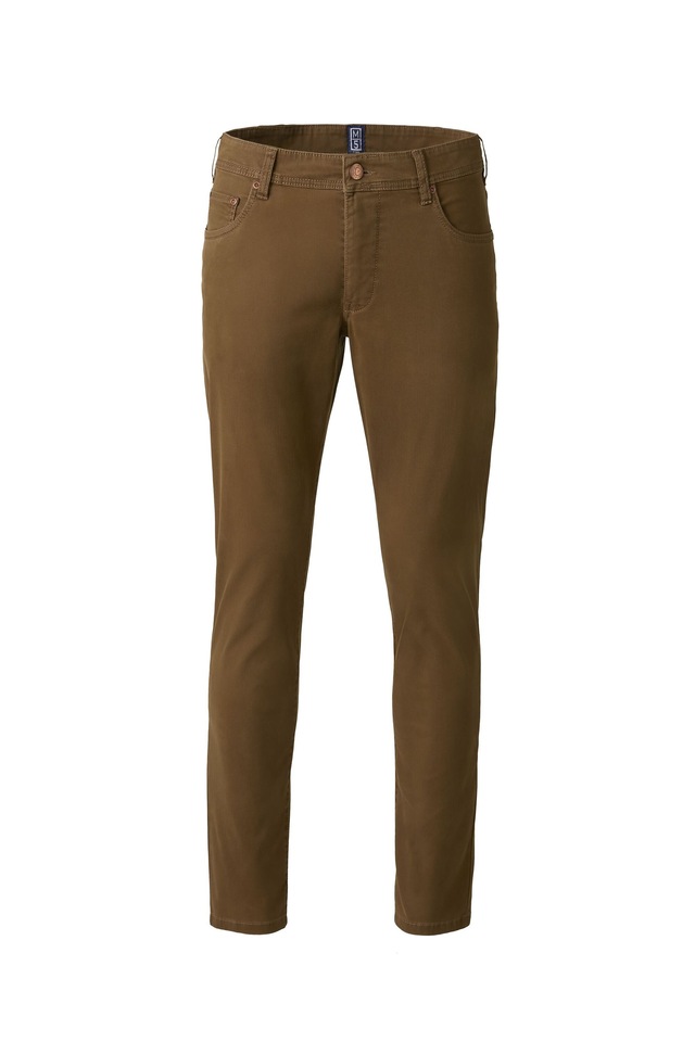 MEYER Chinos »M5 Five 9-6106« in Premium Satin M5 Serie