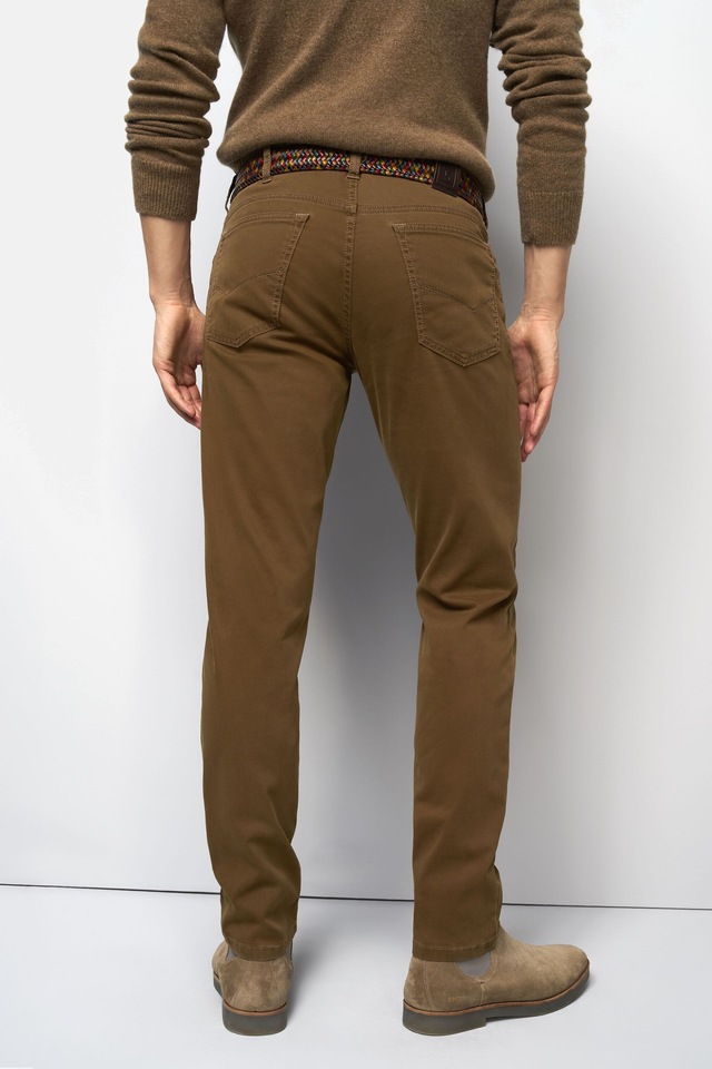 MEYER Chinos »M5 Five 9-6106« in Premium Satin M5 Serie