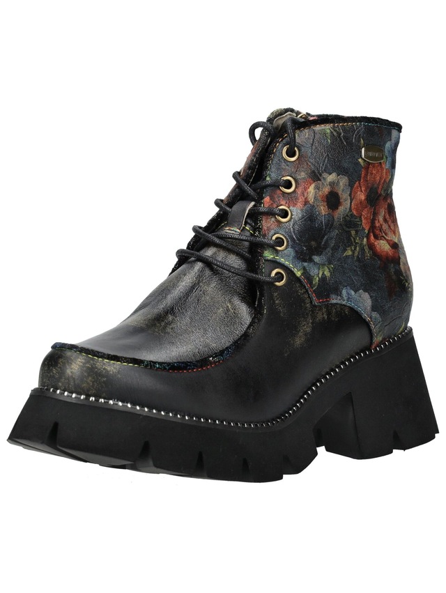 LAURA VITA Schnürstiefelette »LAURA VITA Stiefelette Leder/Textil«