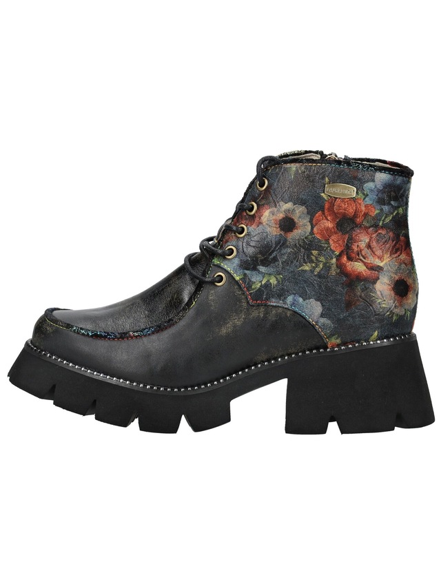 LAURA VITA Schnürstiefelette »LAURA VITA Stiefelette Leder/Textil«