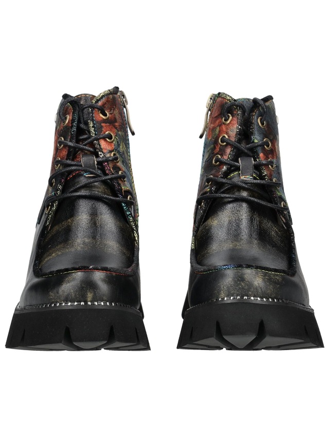 LAURA VITA Schnürstiefelette »LAURA VITA Stiefelette Leder/Textil«