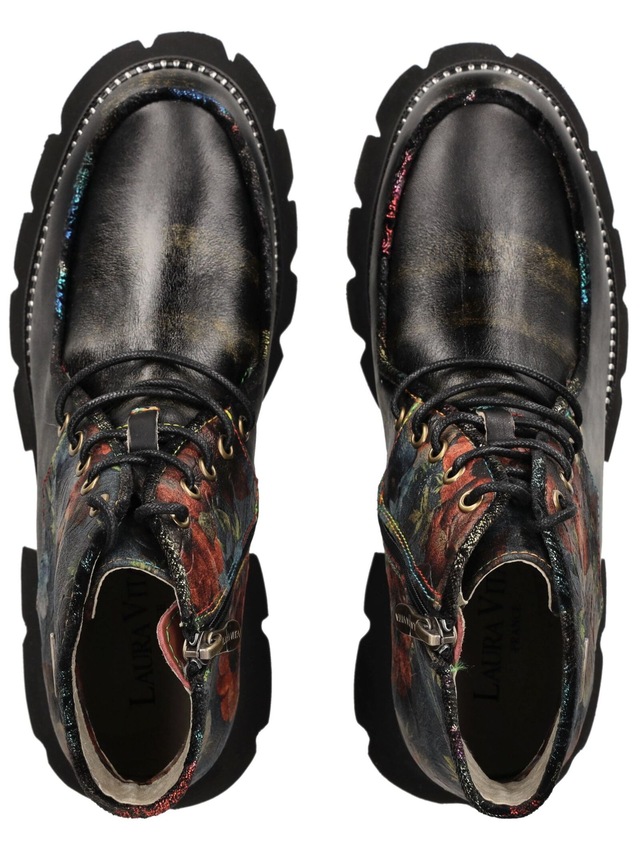 LAURA VITA Schnürstiefelette »LAURA VITA Stiefelette Leder/Textil«