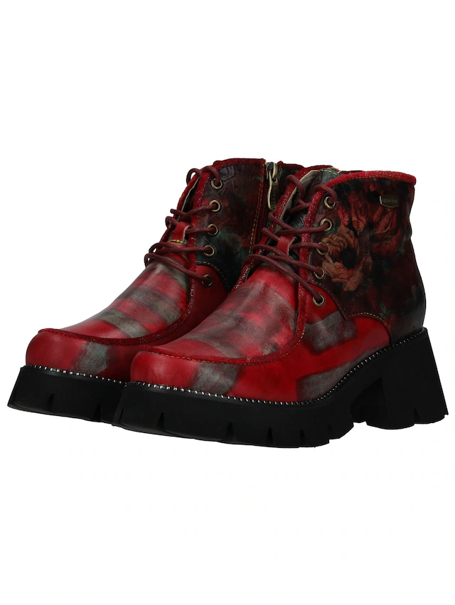LAURA VITA Schnürstiefelette »LAURA VITA Stiefelette Leder/Textil«