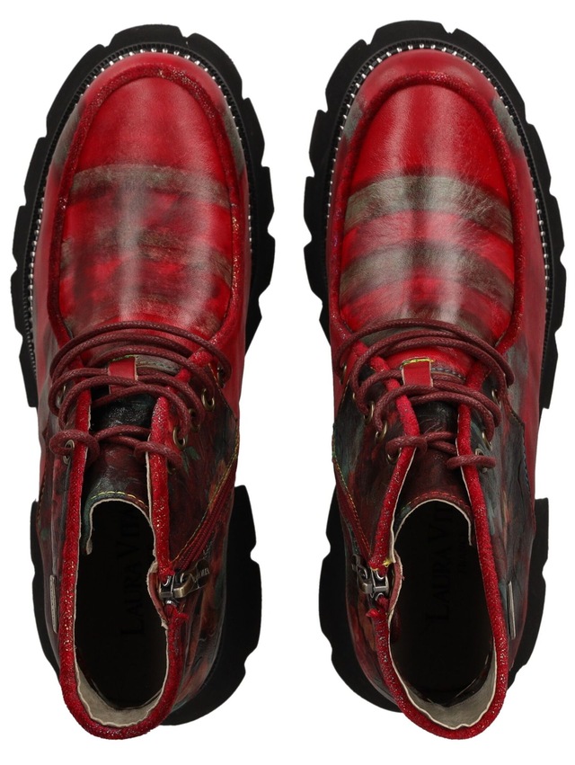LAURA VITA Schnürstiefelette »LAURA VITA Stiefelette Leder/Textil«