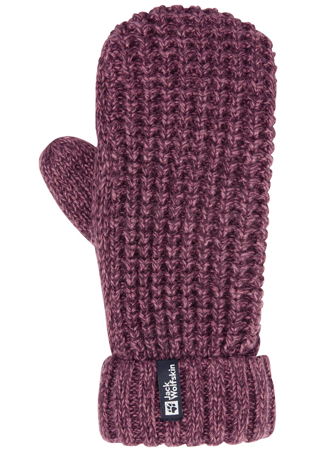 Jack Wolfskin Fäustlinge »MEDLEY KNIT MITTEN W« Strick-Fäustlinge, warm, mit Fleece-Futter
