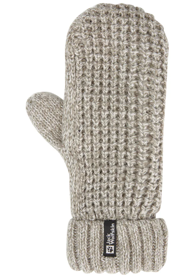 Jack Wolfskin Fäustlinge »MEDLEY KNIT MITTEN W« Strick-Fäustlinge, warm, mit Fleece-Futter