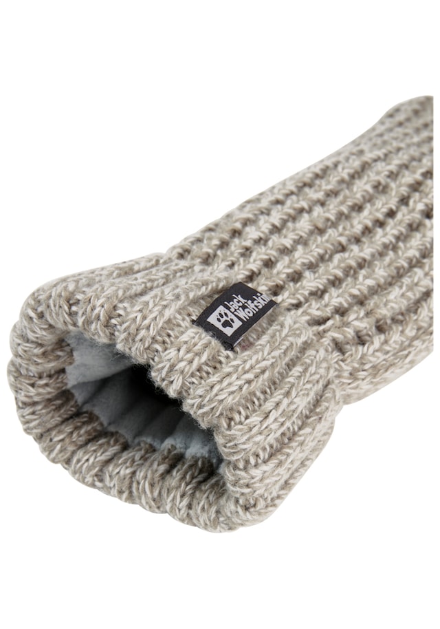 Jack Wolfskin Fäustlinge »MEDLEY KNIT MITTEN W« Strick-Fäustlinge, warm, mit Fleece-Futter