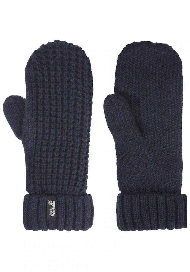 Jack Wolfskin Fäustlinge »MEDLEY KNIT MITTEN W« Strick-Fäustlinge, warm, mit Fleece-Futter