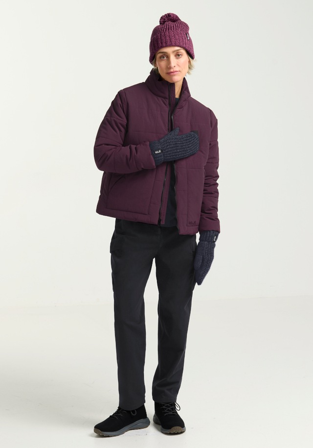 Jack Wolfskin Fäustlinge »MEDLEY KNIT MITTEN W« Strick-Fäustlinge, warm, mit Fleece-Futter