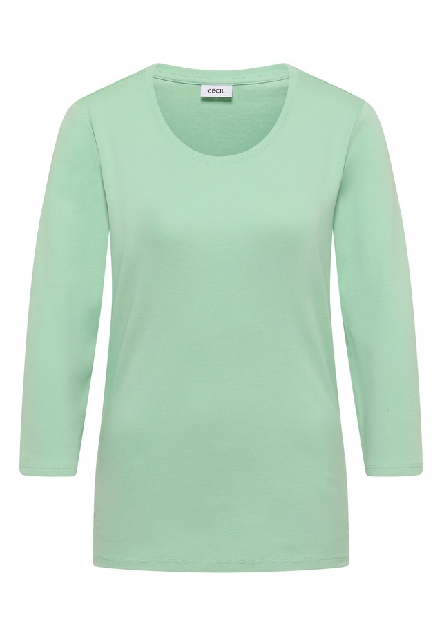 Cecil Rundhalsshirt aus reiner Baumwolle