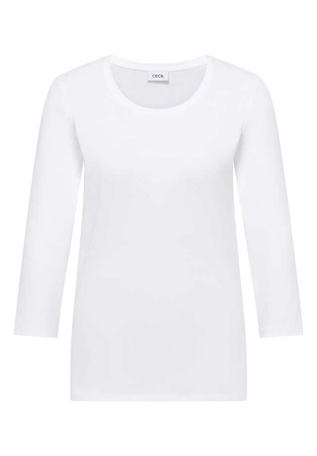 Cecil Rundhalsshirt aus reiner Baumwolle