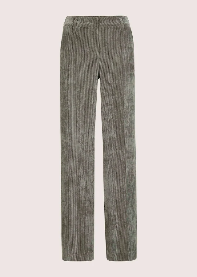 MADELEINE Cordhose »Cordhose Weite Cordhose mit Bügelfalten« Weite Cordhose mit Bügelfalte