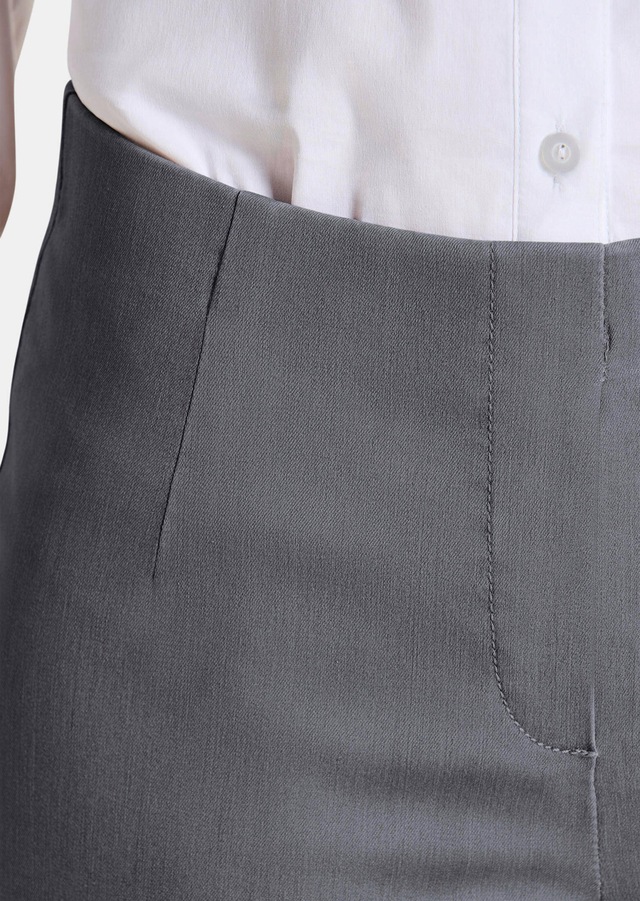 GOLDNER Chinohose »Jerseyhose mit Schlupfbund« Reissverschluß-Optik