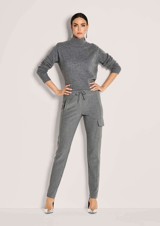 MADELEINE Jerseyhose »Hose Cargo-Jerseyhose mit Kordelzug« Jerseyhose im Cargostil