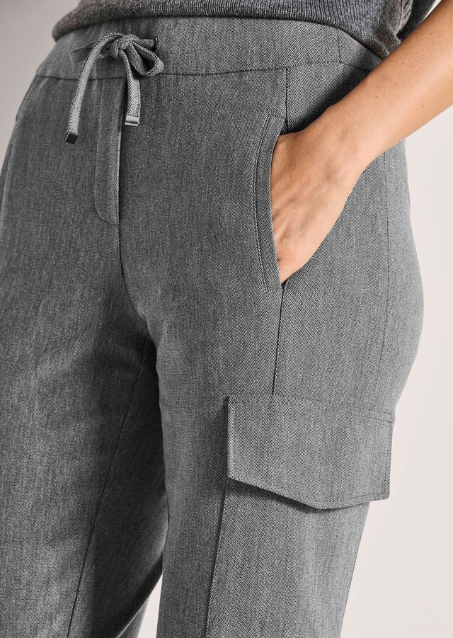 MADELEINE Jerseyhose »Hose Cargo-Jerseyhose mit Kordelzug« Jerseyhose im Cargostil