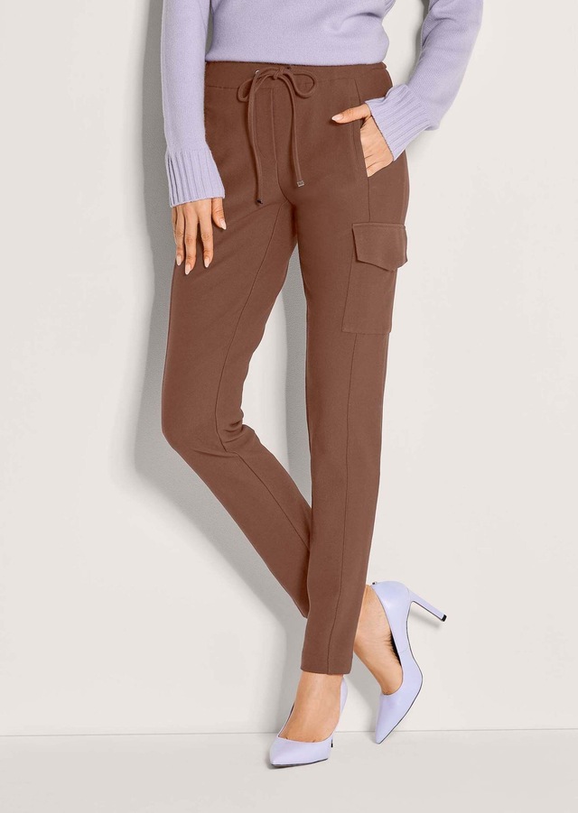 MADELEINE Jerseyhose »Hose Cargo-Jerseyhose mit Kordelzug« Jerseyhose im Cargostil