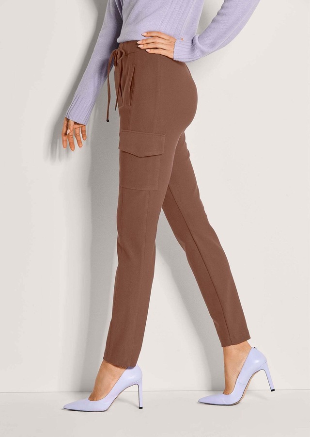 MADELEINE Jerseyhose »Hose Cargo-Jerseyhose mit Kordelzug« Jerseyhose im Cargostil