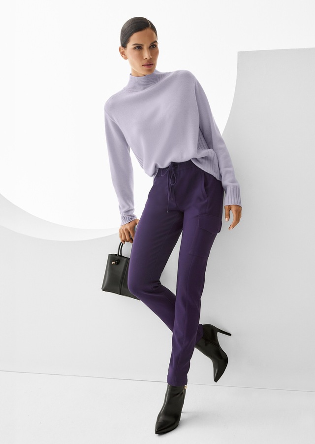 MADELEINE Jerseyhose »Hose Cargo-Jerseyhose mit Kordelzug« Jerseyhose im Cargostil