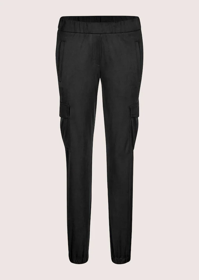 MADELEINE Cargohose »Cargohose Stoffhose in Cargo-Optik« Modische Schlupfhose mit Cargodetails