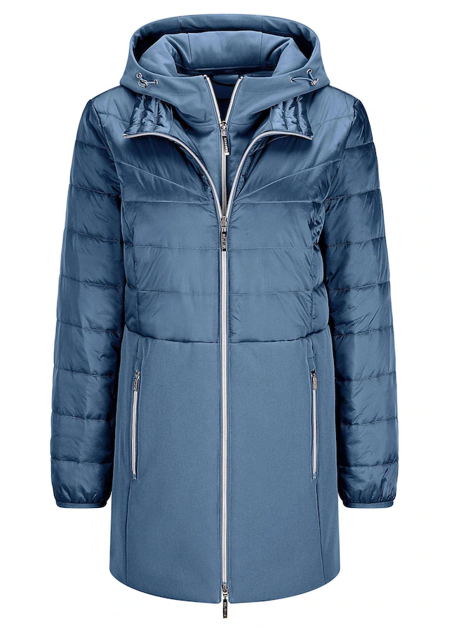 GOLDNER Langmantel »Wintermantel mit Softshell-Einsatz« mit Softshell-Einsatz