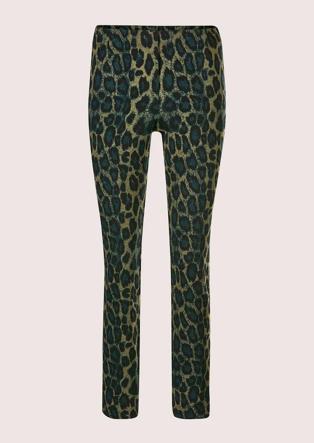 MADELEINE Leggings »Leggings Gerade Jersey-Leggings mit Animal-Print«