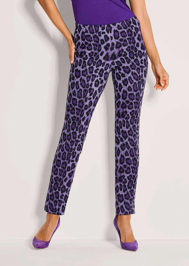 MADELEINE Leggings »Leggings Gerade Jersey-Leggings mit Animal-Print«