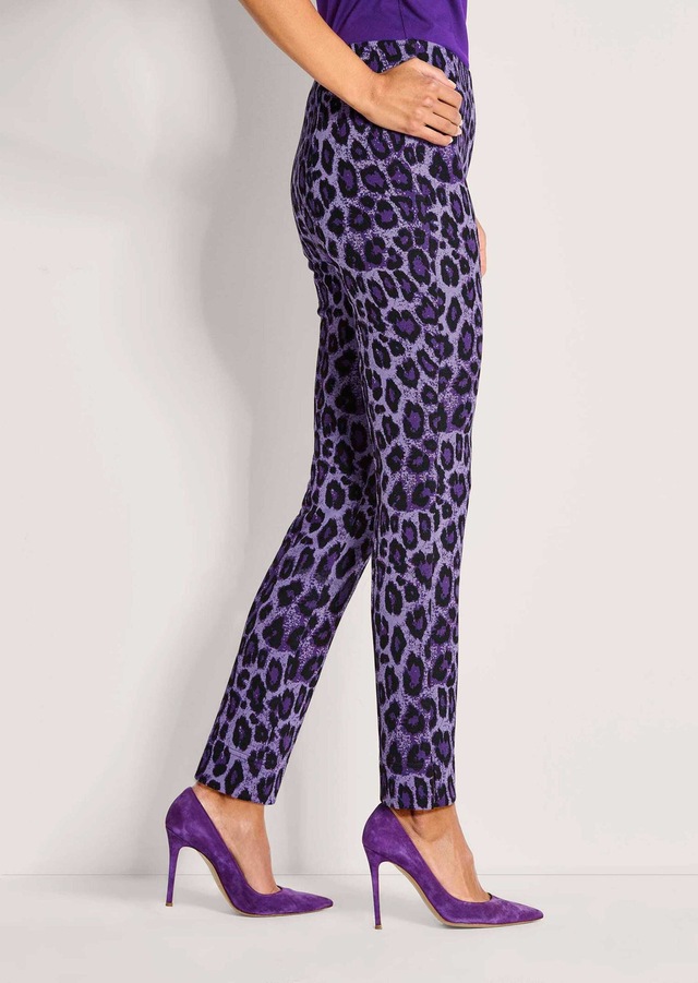 MADELEINE Leggings »Leggings Gerade Jersey-Leggings mit Animal-Print«