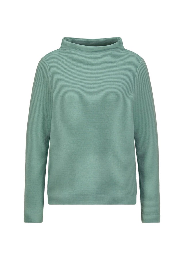 GOLDNER Rundhalspullover »Kurzgröße Langarm Ottoman-Design, Turtleneck« Turtleneck