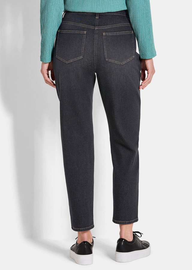 GOLDNER Regular-fit-Jeans »Kurzgröße Baumwoll-Stretch Mom Jeans SARA« stretchbequeme Quälität