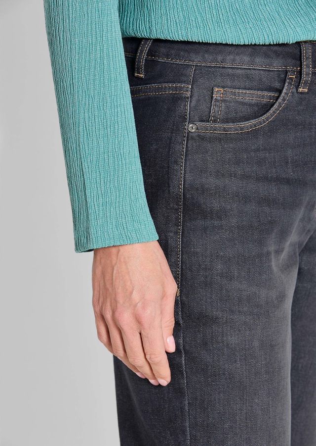 GOLDNER Regular-fit-Jeans »Kurzgröße Baumwoll-Stretch Mom Jeans SARA« stretchbequeme Quälität