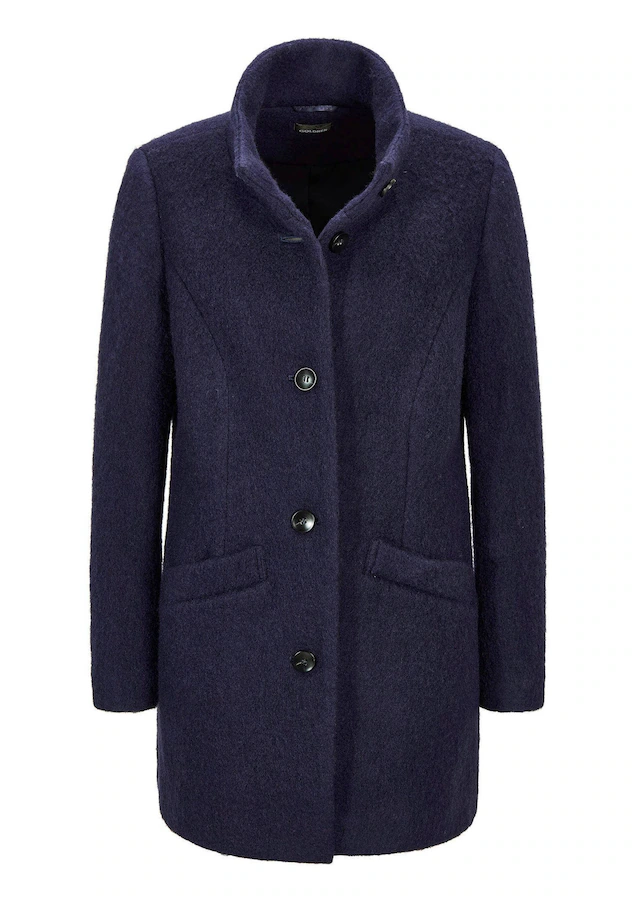 GOLDNER Langmantel »Kurzgröße Stepp-Winterjacke mit Kapuze« Mit hochwertigem Twillfutter