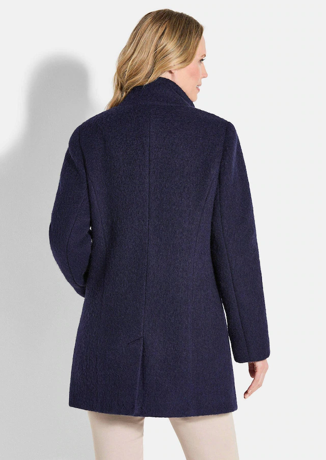 GOLDNER Langmantel »Kurzgröße Stepp-Winterjacke mit Kapuze« Mit hochwertigem Twillfutter