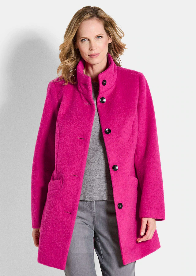 GOLDNER Langmantel »Stepp-Winterjacke mit Kapuze« Mit hochwertigem Twillfutter