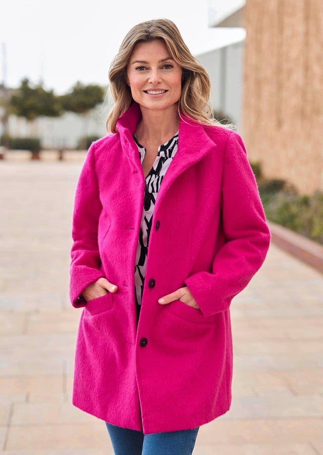 GOLDNER Langmantel »Stepp-Winterjacke mit Kapuze« Mit hochwertigem Twillfutter