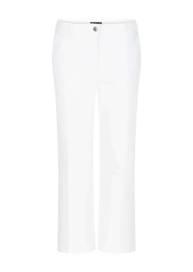 GOLDNER Regular-fit-Jeans »Weite 7/8-Jeans VERA mit Formbund« used Waschung