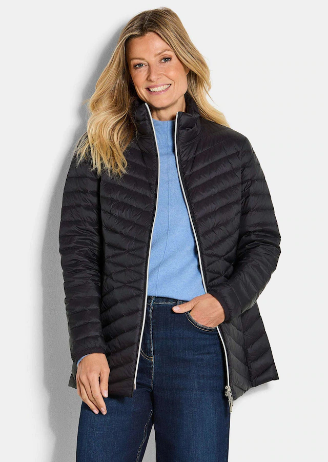 GOLDNER Steppjacke »Herbstjacke mit Daunen, Stehkragen« 2-Wege RV