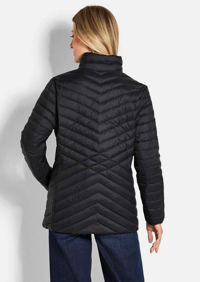 GOLDNER Steppjacke »Herbstjacke mit Daunen, Stehkragen« 2-Wege RV