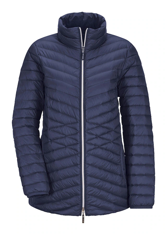 GOLDNER Steppjacke »Herbstjacke mit Daunen, Stehkragen« 2-Wege RV