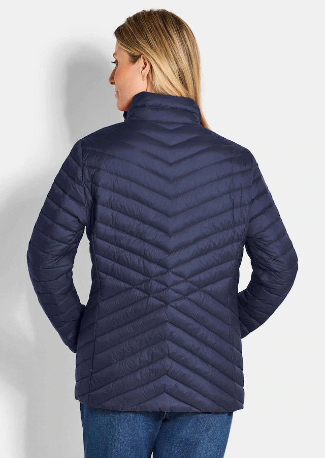 GOLDNER Steppjacke »Herbstjacke mit Daunen, Stehkragen« 2-Wege RV