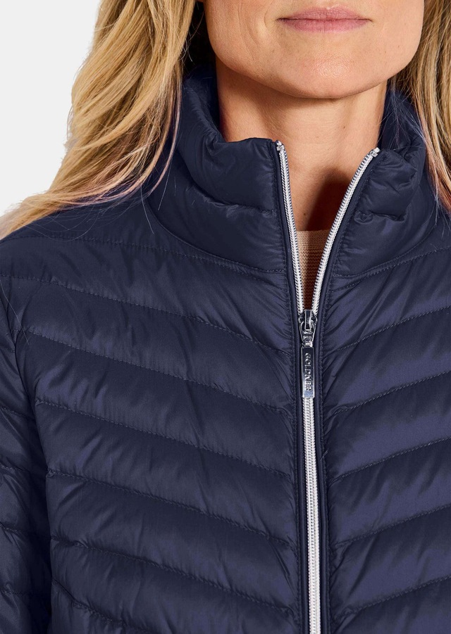 GOLDNER Steppjacke »Herbstjacke mit Daunen, Stehkragen« 2-Wege RV
