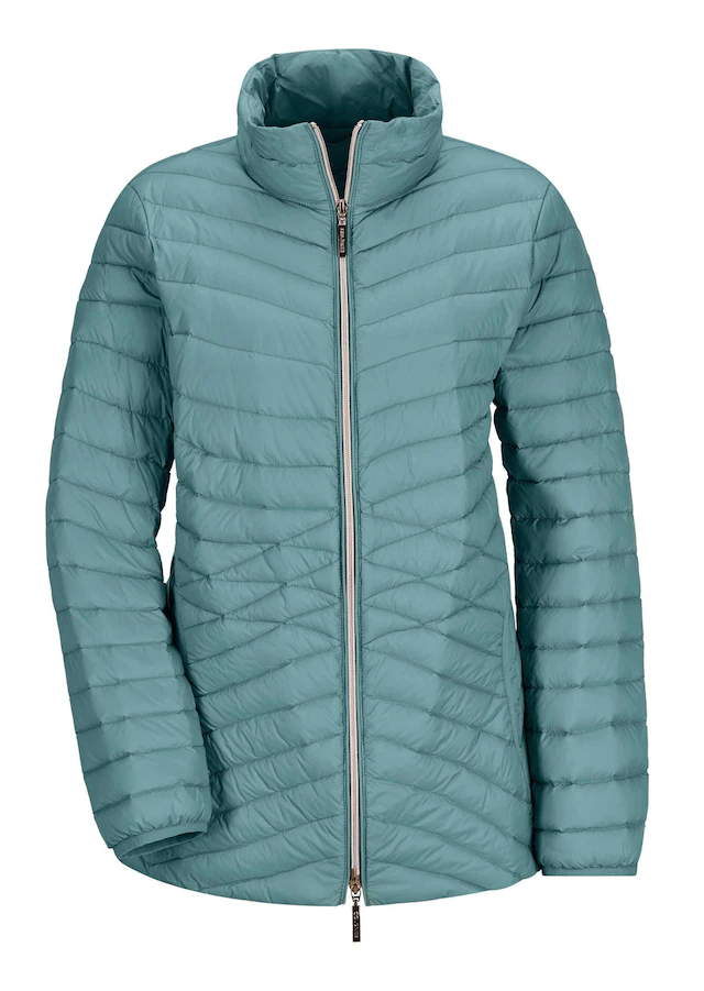 GOLDNER Steppjacke »Herbstjacke mit Daunen, Stehkragen« 2-Wege RV